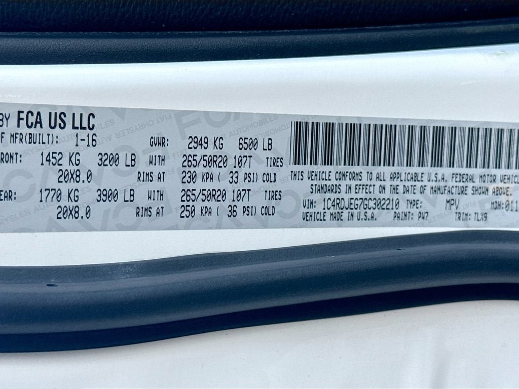 2016 Dodge Durango Citadel