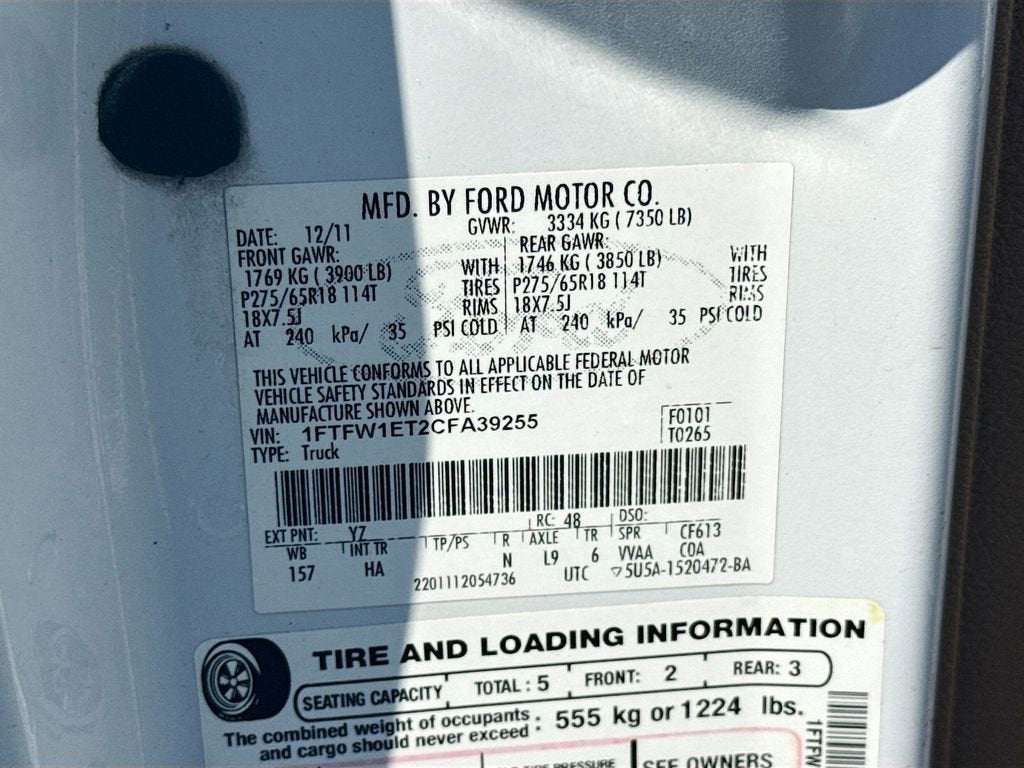 2012 Ford F-150 XL