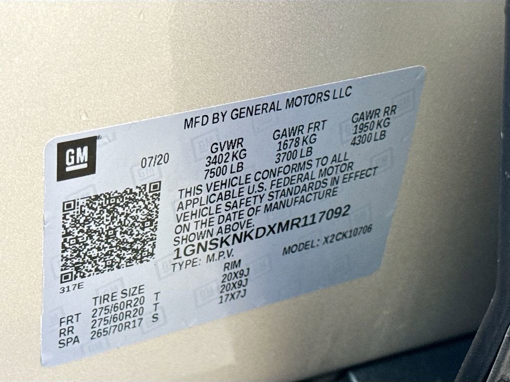 2021 Chevrolet Tahoe LT