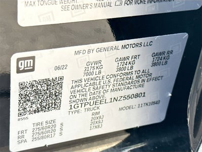 2022 GMC Sierra 1500 AT4