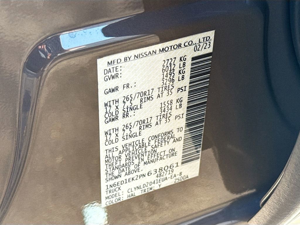 2023 Nissan Frontier PRO-4X