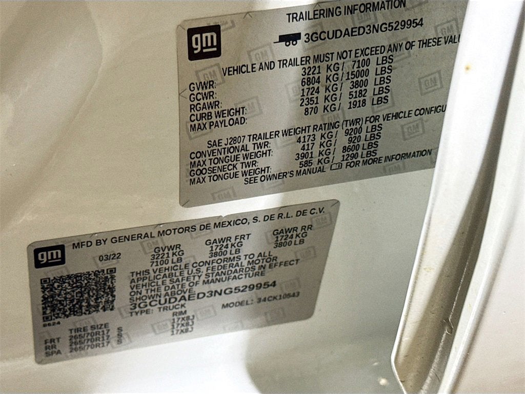 2022 Chevrolet Silverado 1500 WT