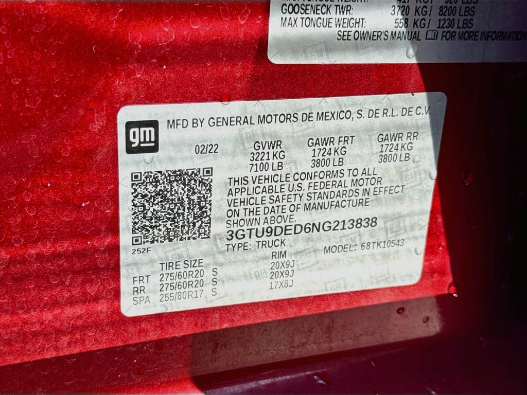 2022 GMC Sierra 1500 Limited SLT