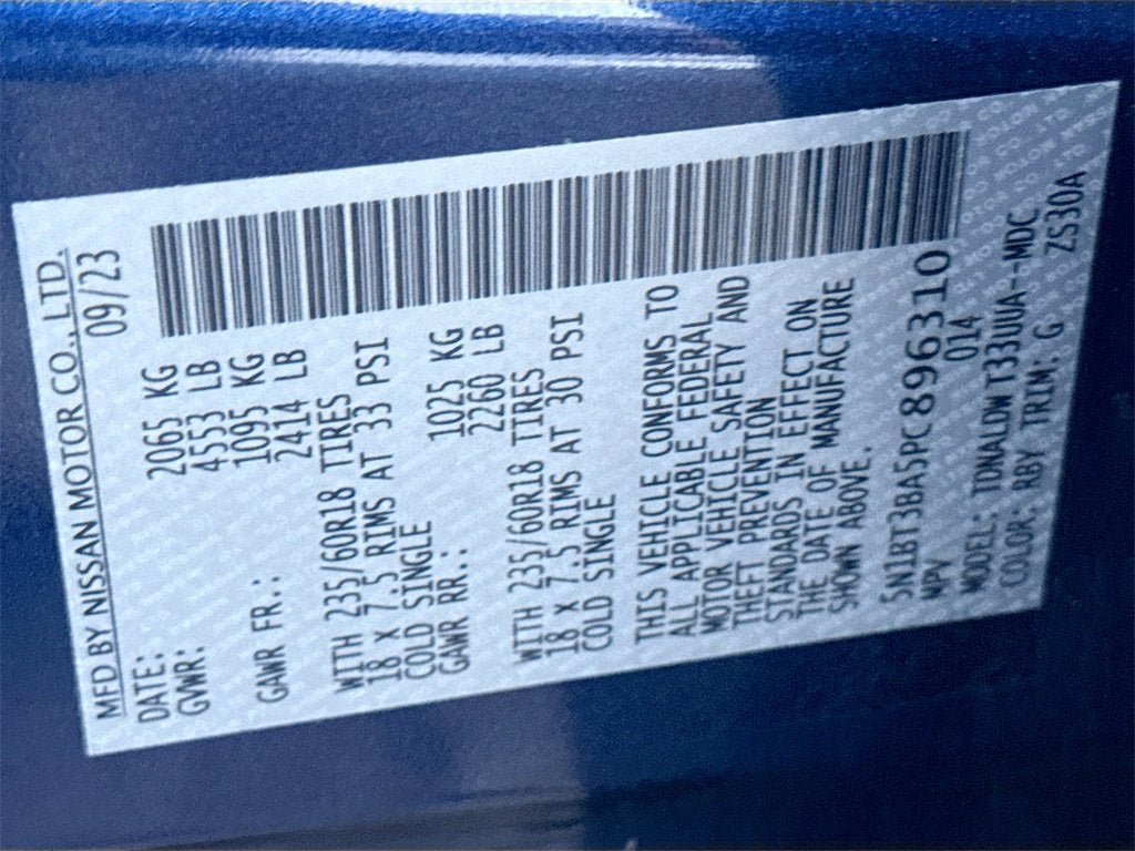 2023 Nissan Rogue SV