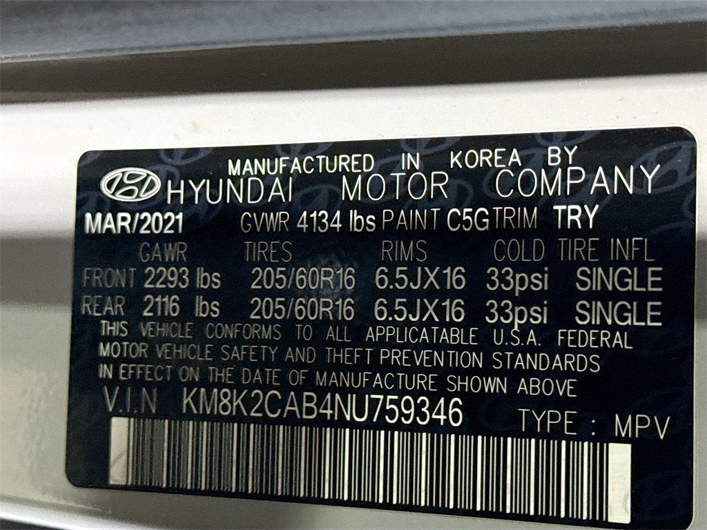 2022 Hyundai Kona SE