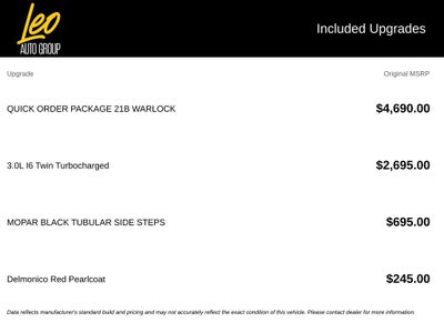 2025 RAM 1500 Warlock