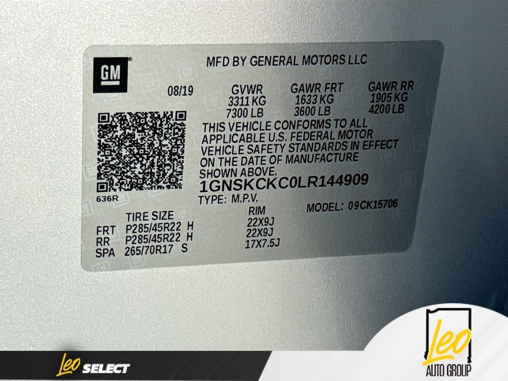 2020 Chevrolet Tahoe Premier