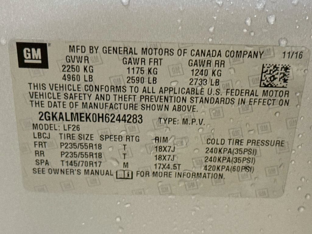 2017 GMC Terrain SLE