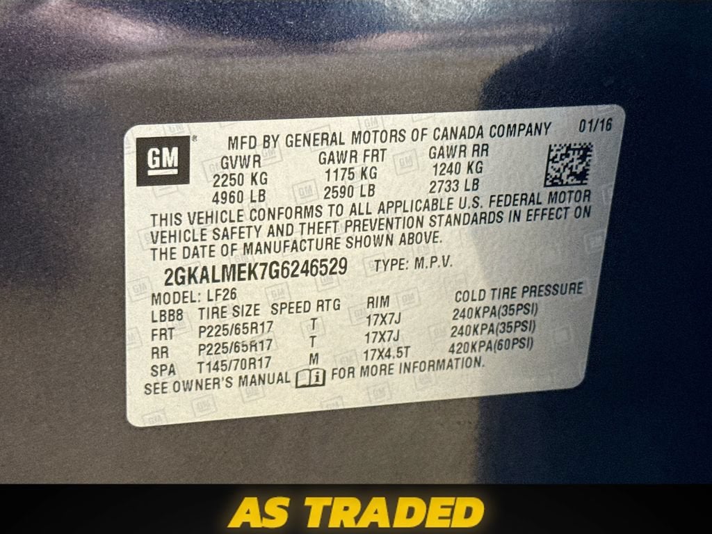 2016 GMC Terrain SLE