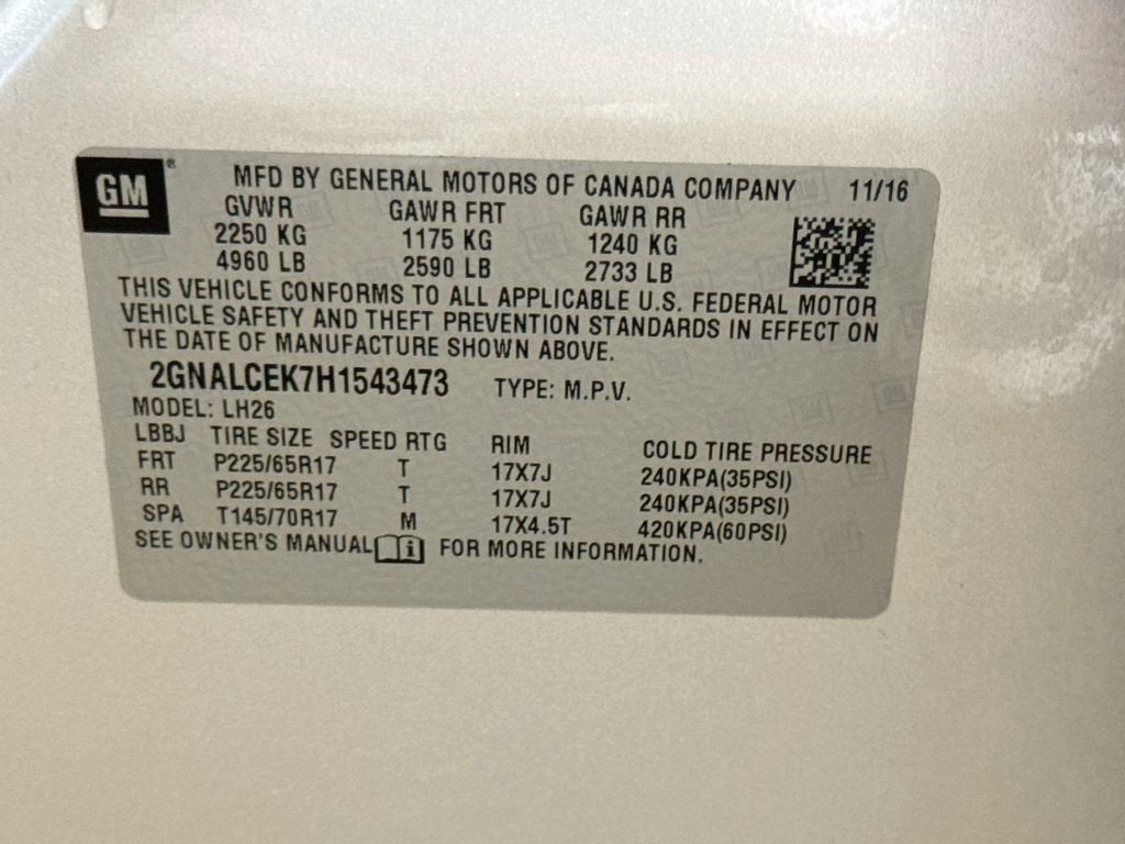 2017 Chevrolet Equinox LT
