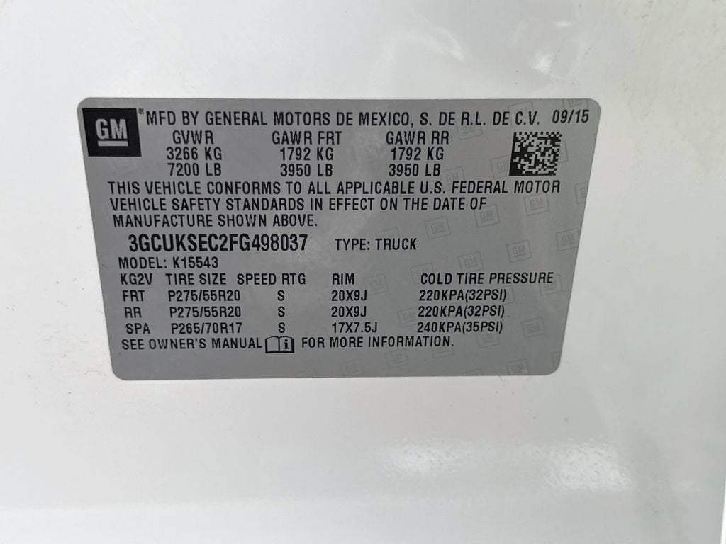 2015 Chevrolet Silverado 1500 LTZ