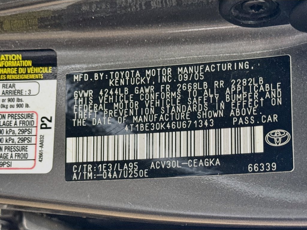 2006 Toyota Camry STD