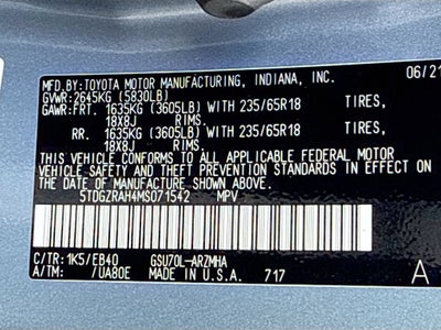 2021 Toyota Highlander XLE