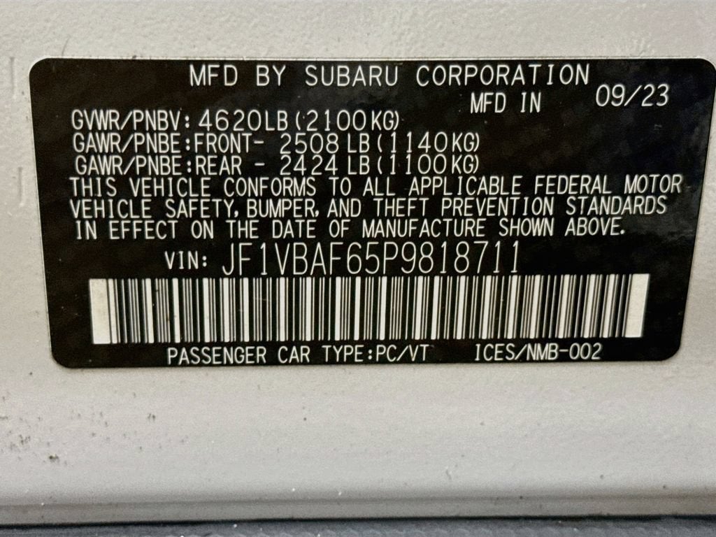 2023 Subaru WRX Premium