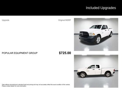 2017 RAM 1500 Tradesman Quad Cab 4x4 6'4" Box