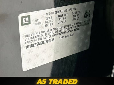 2016 Chevrolet Cruze LT