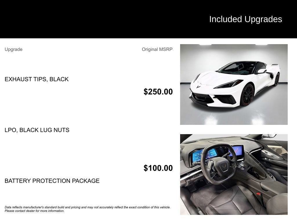 2024 Chevrolet Corvette Stingray 2LT