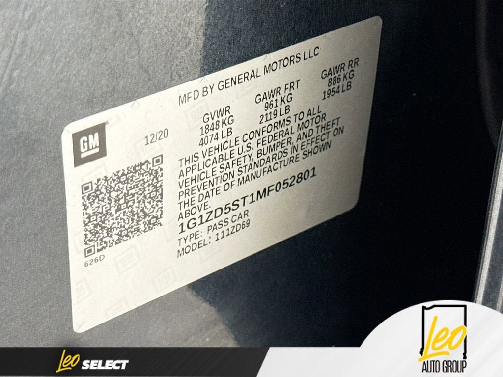 2021 Chevrolet Malibu LT