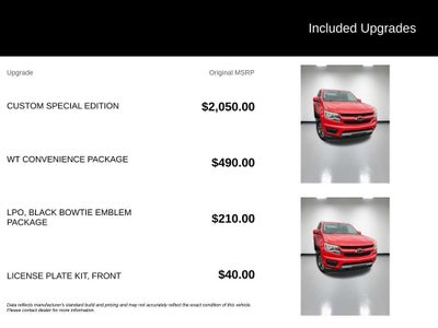 2019 Chevrolet Colorado 2WD Work Truck