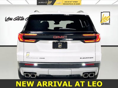 2025 GMC Acadia Elevation