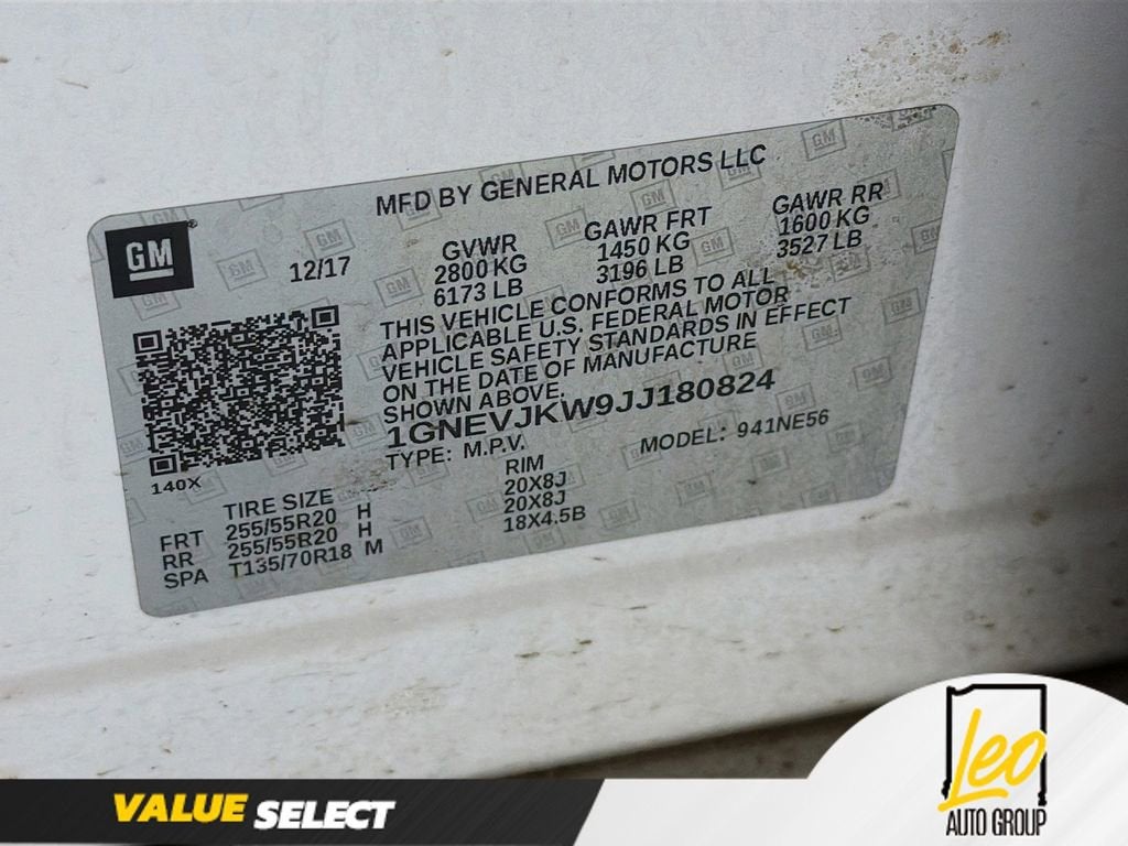 2018 Chevrolet Traverse Premier