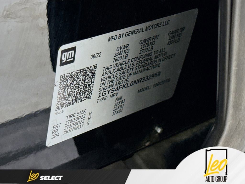 2022 Cadillac Escalade Sport