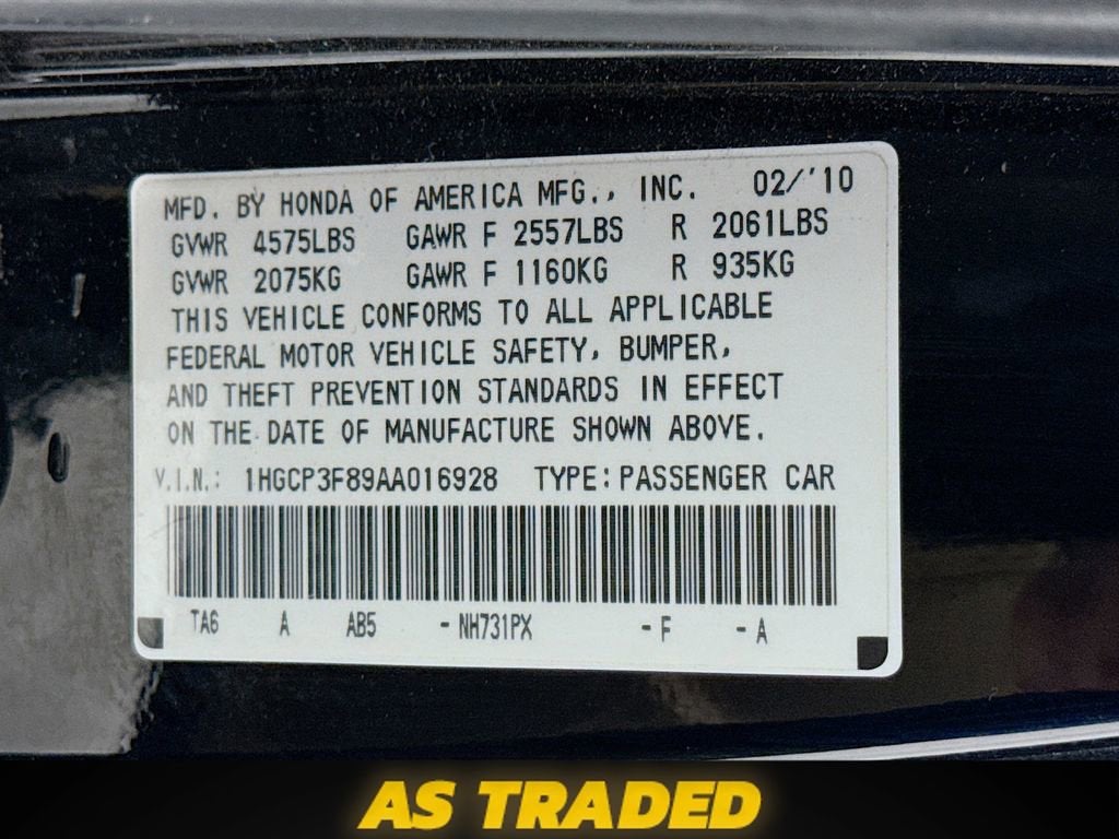 2010 Honda Accord 3.5 EX-L