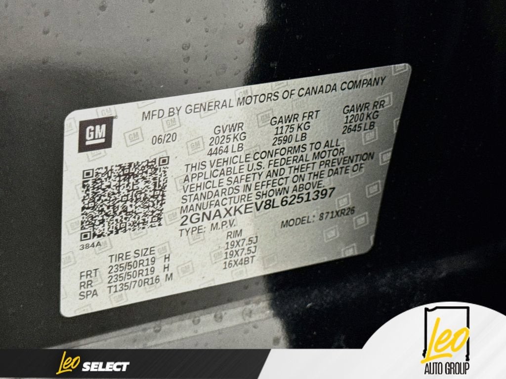 2020 Chevrolet Equinox LT