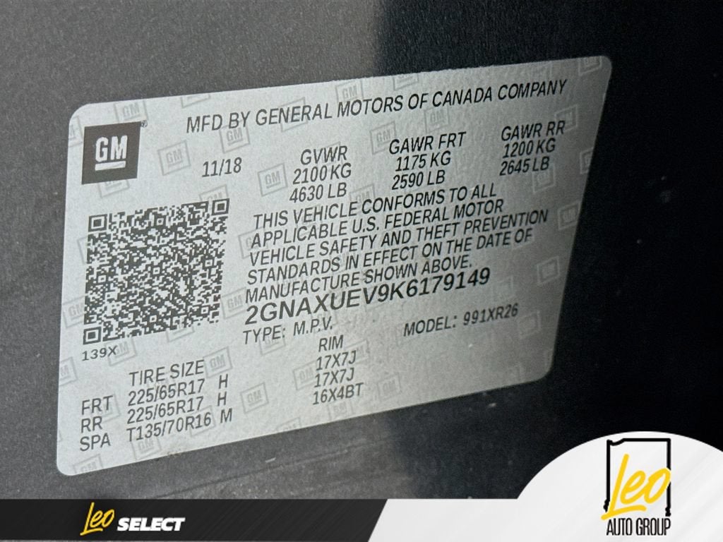 2019 Chevrolet Equinox LT