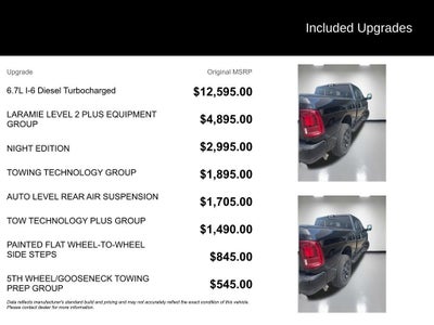 2025 RAM 3500 Laramie Crew Cab 4x4 6'4" Box