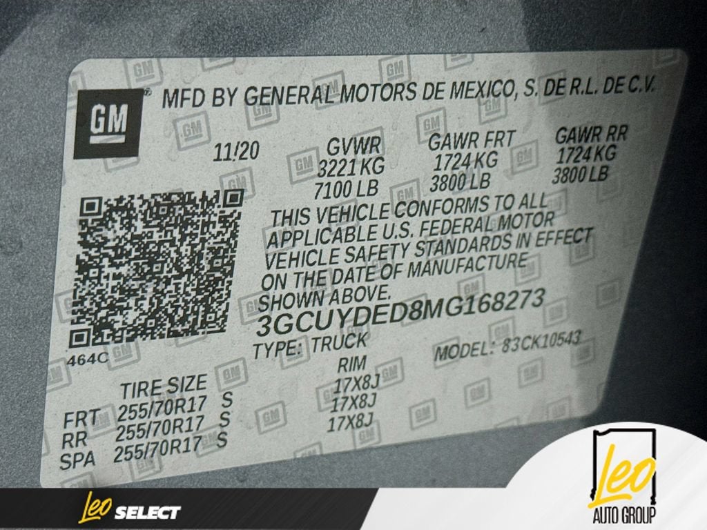 2021 Chevrolet Silverado 1500 LT