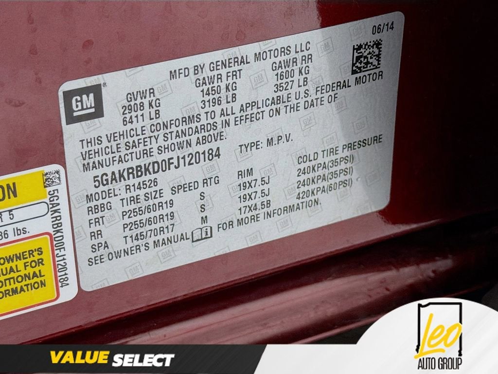 2015 Buick Enclave Leather