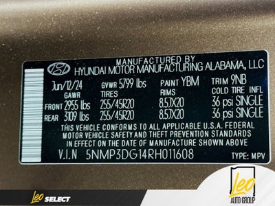 2024 Hyundai Santa Fe Hybrid Limited