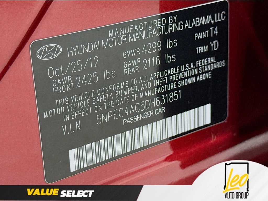 2013 Hyundai Sonata Limited