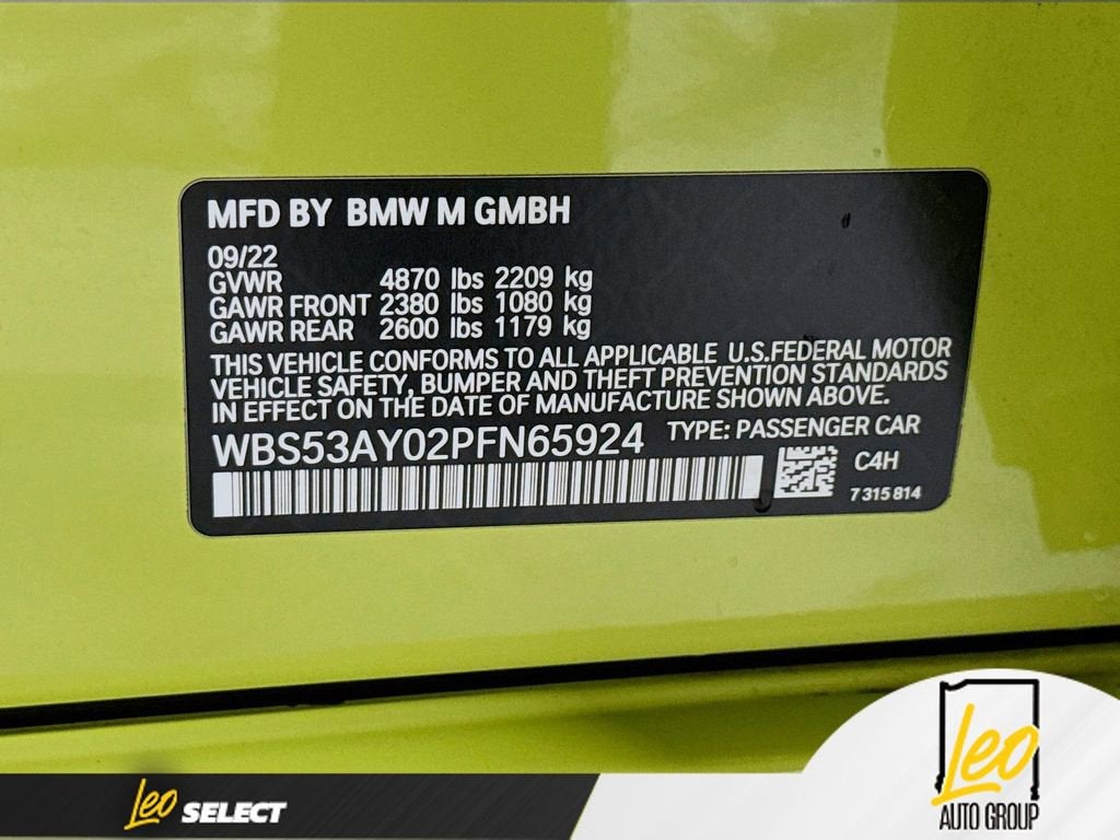 2023 BMW M3 Sedan