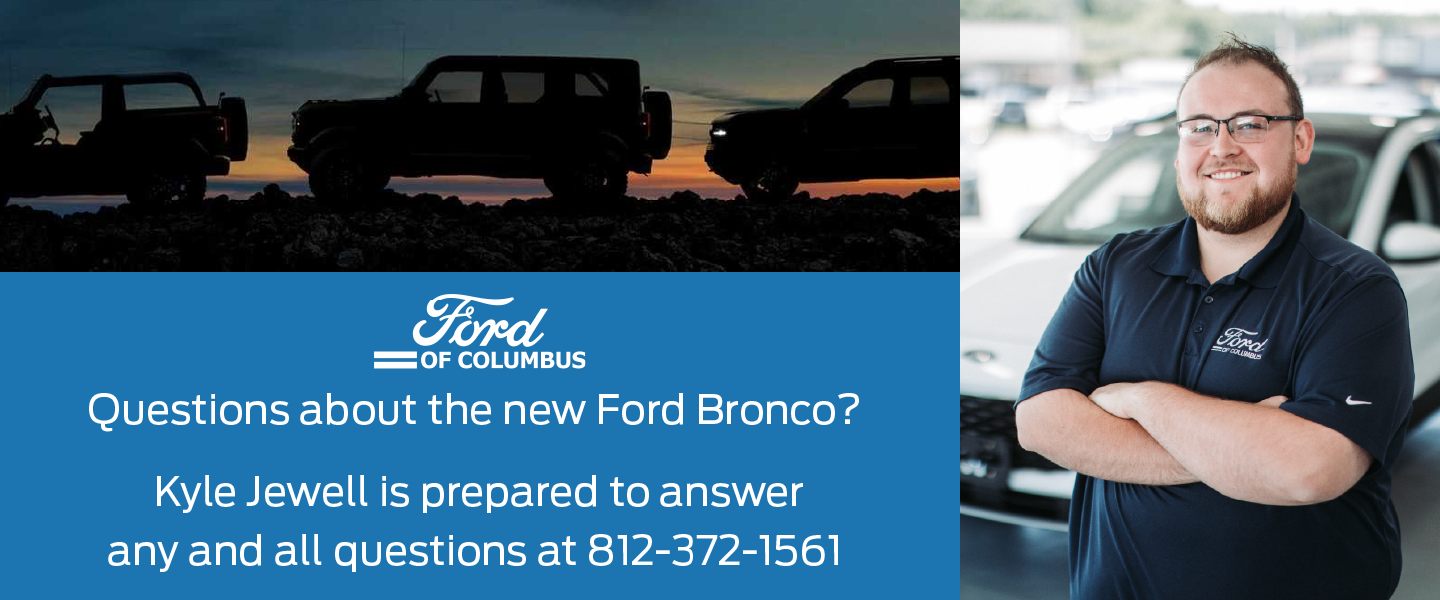2020 Ford Bronco at Ford of Columbus in Columbus IN