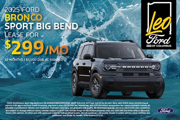 2025 Ford Bronco Sport Big Bend