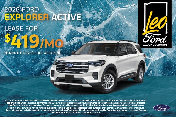 2026 Ford Explorer Active