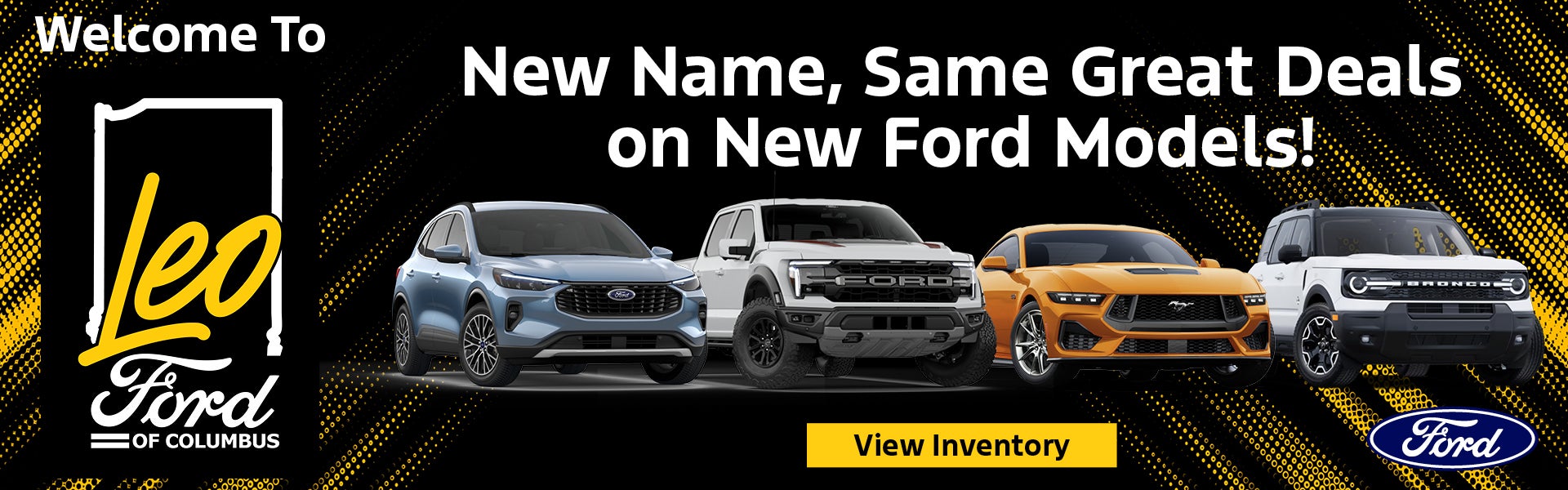 New Name, Same Great Deals on New Ford Models