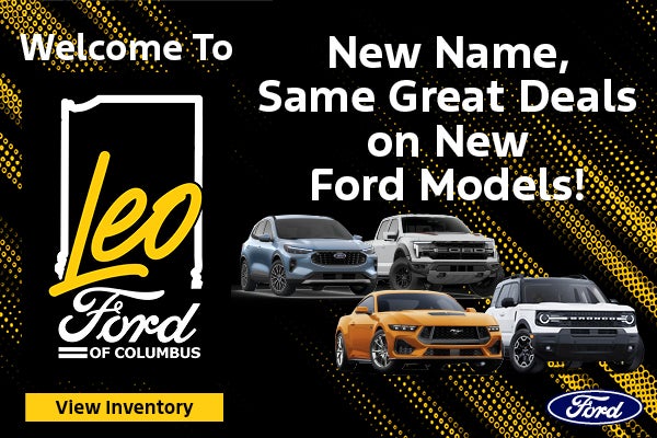 New Name, Same Great Deals on New Ford Models