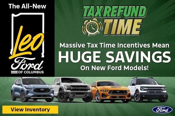 Massive Tax Time Incentives Mean Huge Savings on New Models