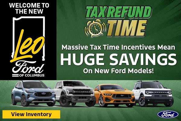 Massive Tax Time Incentives Mean Huge Savings on New Models