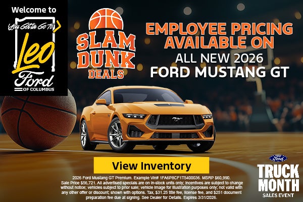 Employee Pricing Available on All New 2026 Ford Mustang GT