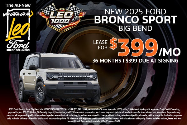 2025 Ford Bronco Sport Big Bend