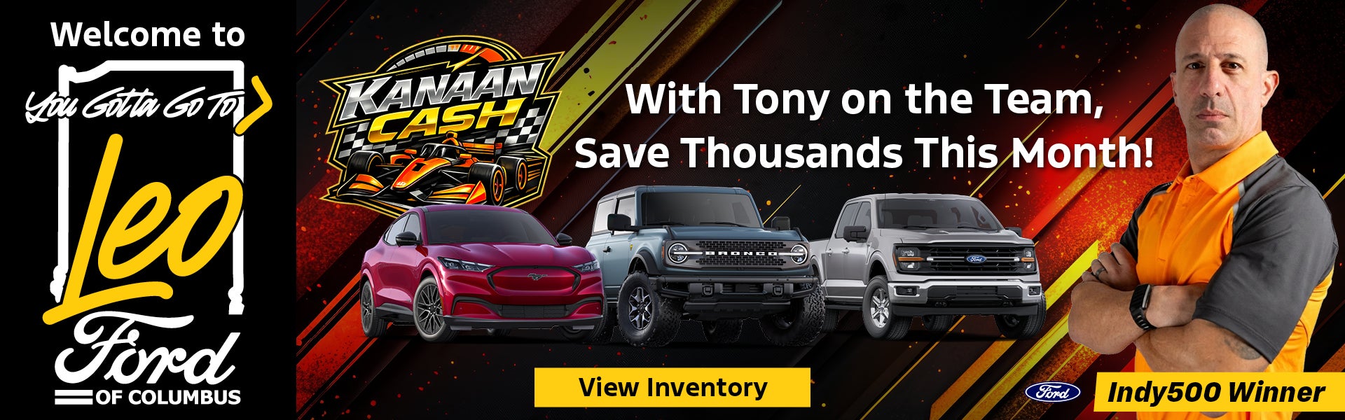 With Tony on the Team, Save Thousands This Month!