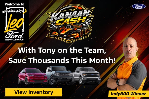 With Tony on the Team, Save Thousands This Month!