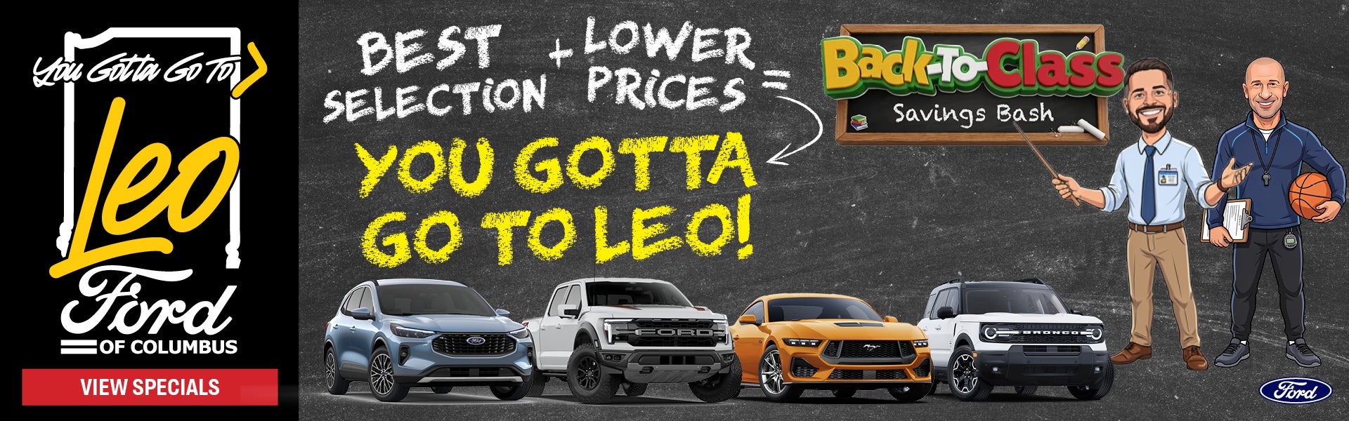 Check Out Our Vehicle Specials!